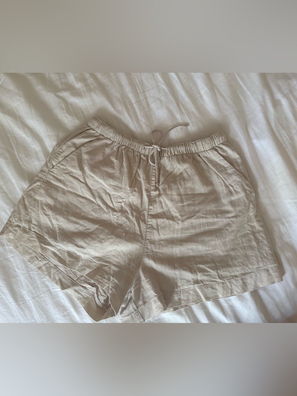 Abercrombie linen blend pull on shorts - Picture 5 of 11